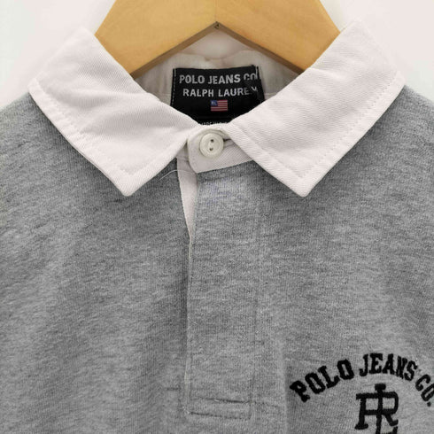 ポロジーンズ RL POLO JEANS CO. ロゴ刺繍 ラガーシャツ メンズ import:M