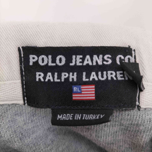 ポロジーンズ RL POLO JEANS CO. ロゴ刺繍 ラガーシャツ メンズ import:M