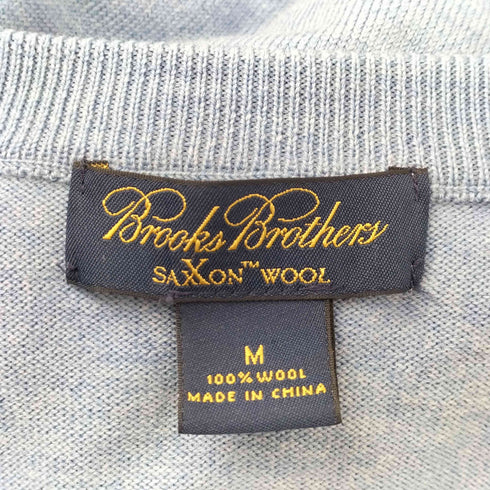 ブルックスブラザーズ BROOKS BROTHERS SAXXON WOOL Vネック ウールニット メンズ JPN:M