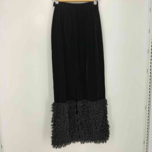 YAE Glitter fringe pencile skirt レディース JPN:38