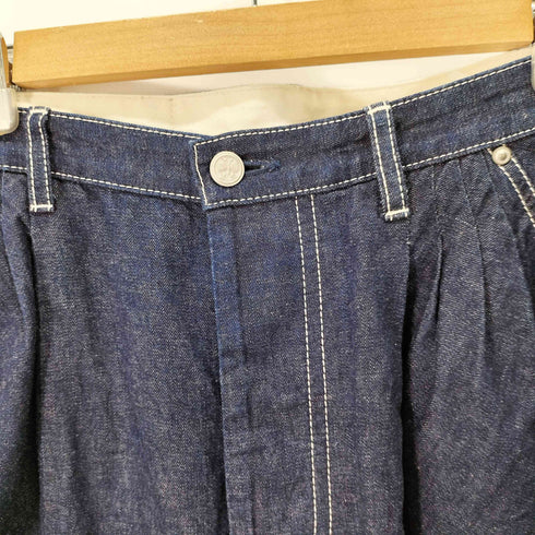 ミナペルホネン mina perhonen 24SS every day tuck tapered denim テーパードバルーンパンツ レディース 38