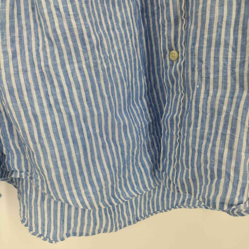 ポロラルフローレン POLO RALPH LAUREN ポニー刺繍 CLASSIC FIT リネンストライプシャツ メンズ import:L