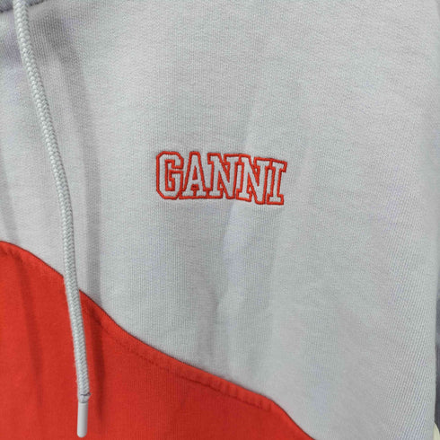 ガニー Ganni SOFTWARE 5 サイドスリット プルオーバーパーカー レディース XXS