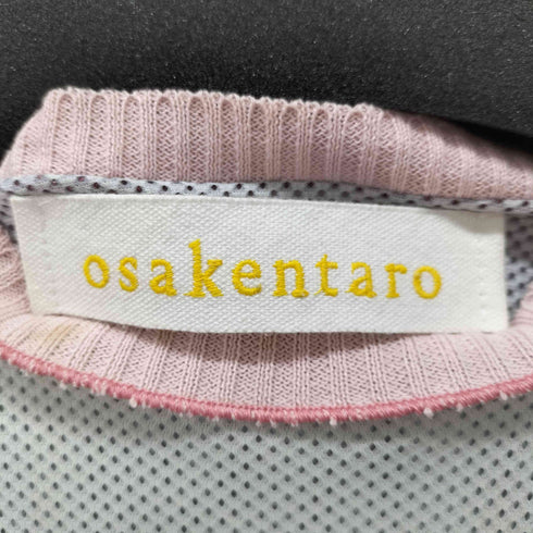 OSAKENTARO 総柄切替プリントメッシュトップス レディース FREE
