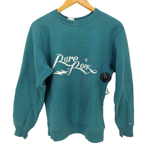 チャンピオン Champion 90s USA製 Reverse weave プリントクルーネックトレーナー メンズ XL