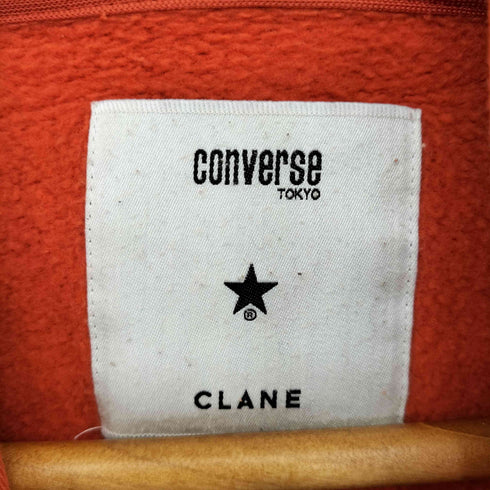 クラネ CLANE ロゴ刺繍 プルオーバーパーカー メンズ