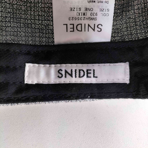 スナイデル snidel エンブレムロゴキャップ レディース ONE SIZE