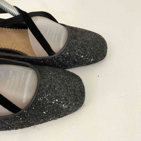 pura bianca MADE IN ITALY グリッターパンプス レディース 3