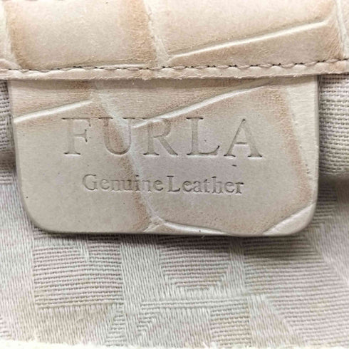 フルラ FURLA クロコ 型押し ハンドバッグ レディース