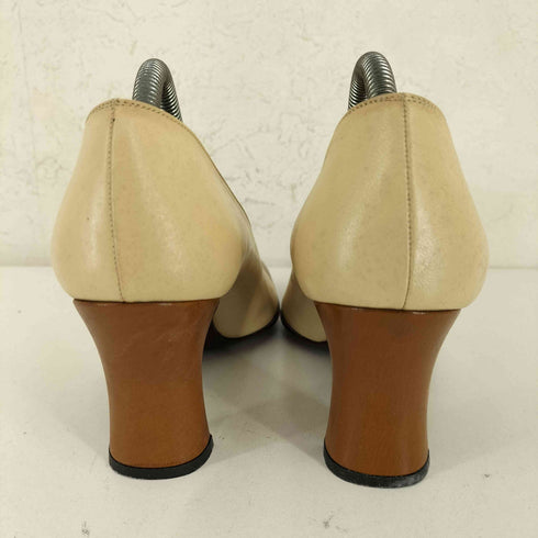 ブルーノマリ BRUNO MAGLI MADE IN ITALY バイカラー レザーヒールパンプス レディース EUR:36