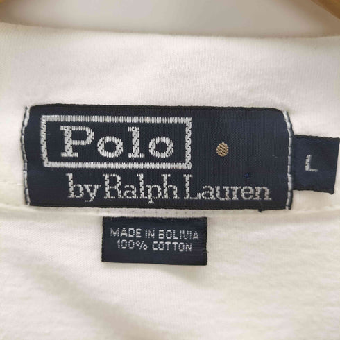 ポロバイラルフローレン Polo by RALPH LAUREN ボリビア製 コットンオープンカラーシャツ 裾ポニー メンズ JPN:L