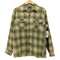 ペンドルトン PENDLETON 60S オンブレチェック フラップポケット オープンカラーシャツ メンズ M