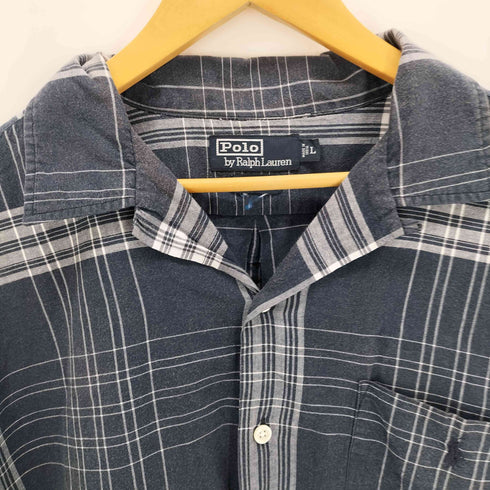 ポロバイラルフローレン Polo by RALPH LAUREN CALDWELL チェック柄 コットンオープンカラーシャツ メンズ JPN:L