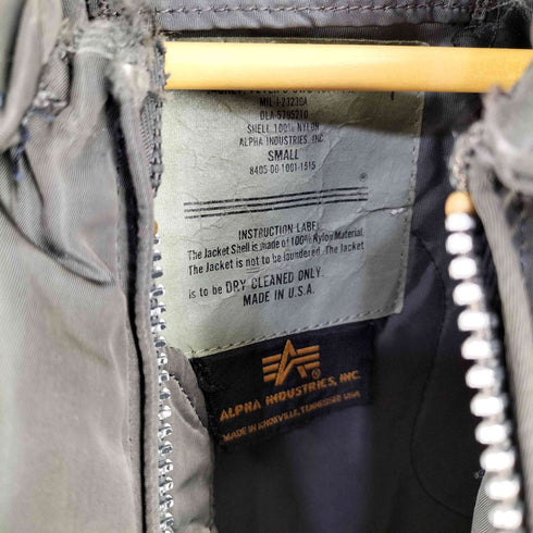 アルファインダストリーズ ALPHA INDUSTRIES CWU-45/Pフライトジャケット メンズ import:S