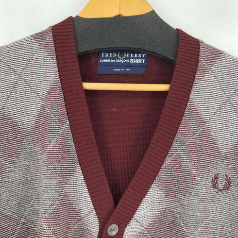 コムデギャルソンシャツ COMME des GARCONS SHIRT アーガイル カーディガン メンズ