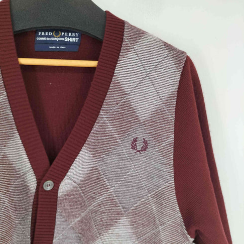 コムデギャルソンシャツ COMME des GARCONS SHIRT アーガイル カーディガン メンズ
