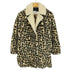 ギャップ Gap レオパード フェイクファーコート レディース import:M