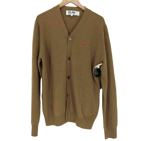 プレイコムデギャルソン PLAY COMME des GARCONS SMALL HEART CARDIGAN メンズ JPN:L