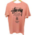 ステューシー Stussy ワールドツアープリント クルーネックTシャツ メンズ import:L