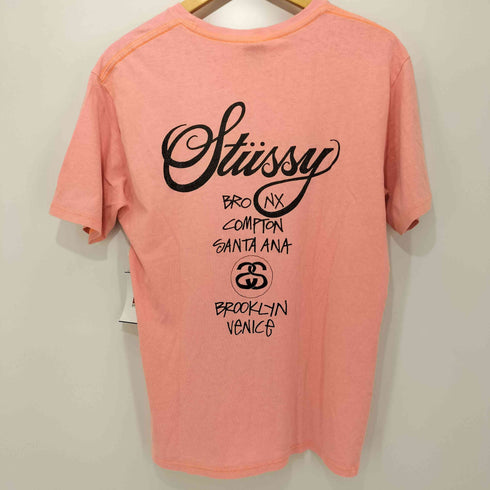 ステューシー Stussy ワールドツアープリント クルーネックTシャツ メンズ import:L