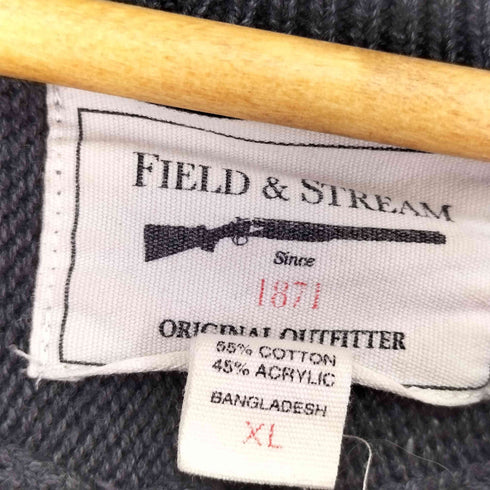 フイールドアンドストリーム FIELD&STREAM クルーネック コットンアクリルニット メンズ JPN:XL