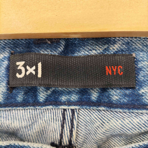 3X1 Crop Fringe Jeans レディース US:24