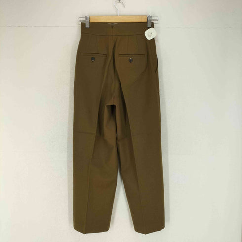 トゥモローランドマカフィー tomorrowland macphee ウールフラノ ストレートカーゴパンツ レディース 32