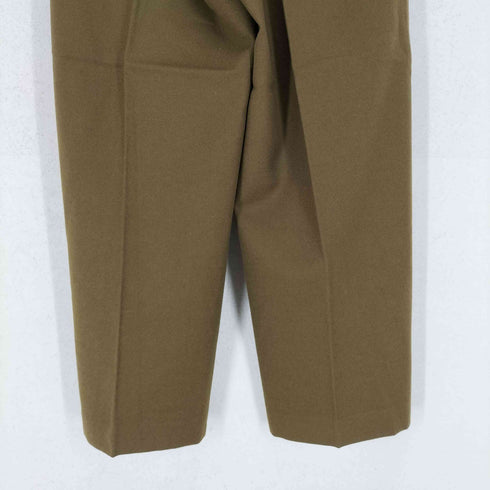 トゥモローランドマカフィー tomorrowland macphee ウールフラノ ストレートカーゴパンツ レディース 32