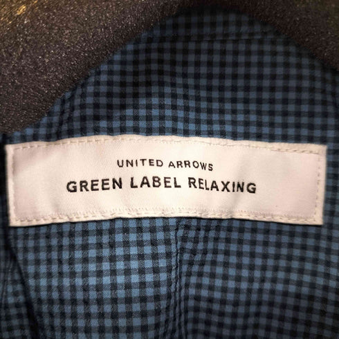 ユナイテッドアローズグリーンレーベルリラクシング UNITED ARROWS green label relaxing チェック S/S シャツ メンズ JPN:L