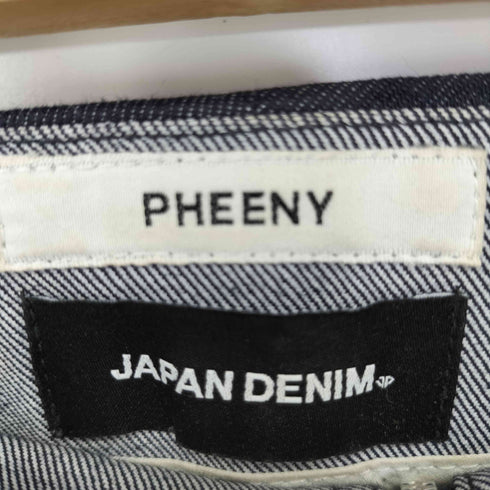 フィーニー PHEENY JAPAN DENIM HIGH WAIST ZIPUP PANTS レディース JPN:1
