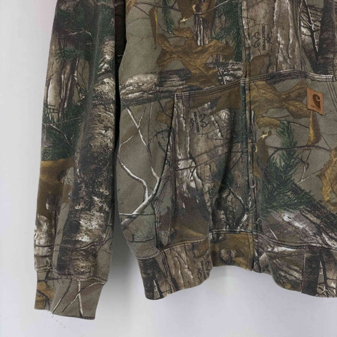 カーハート Carhartt 00S メキシコ製 ツリーカモ ジップアップ パーカー メンズ JPN:M