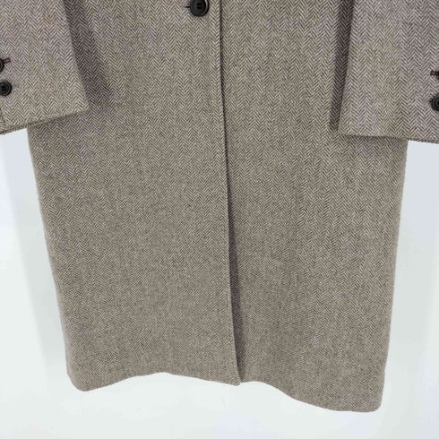 ユニクロイネスドラフレサンジュ UNIQLO INES DE LA FRESSANGE ヘリンボーン チェスターコート レディース JPN:L