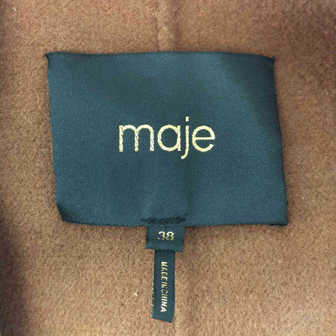 maje ロングチェスターコート レディース