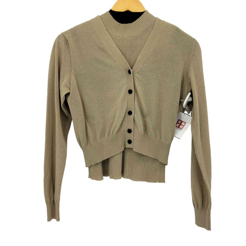 ジョンローレンスサリバン JOHN LAWRENCE SULLIVAN See-Through laytred Knit Sweater レディース JPN:M