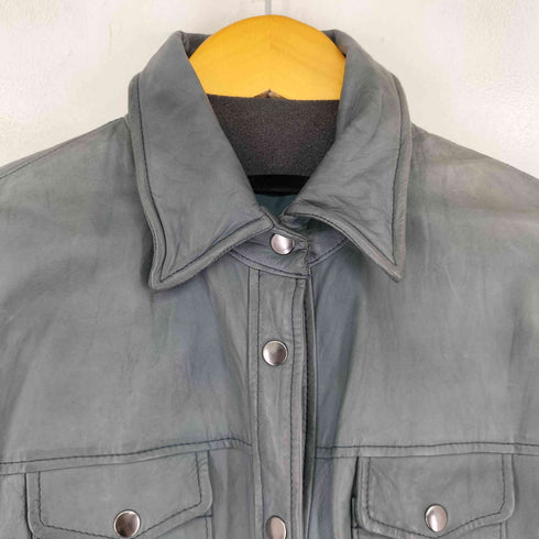 スピックアンドスパン Spick and Span シープスキン 七分丈シャツ レディース