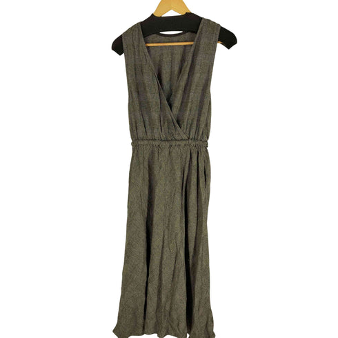 ビューティーアンドユースユナイテッドアローズ BEAUTY & YOUTH UNITED ARROWS 21ss バックカシュクールマキシワンピース ウォッシャブル レディース JPN:S