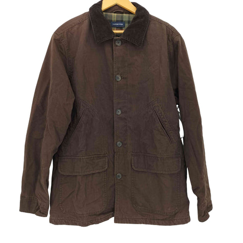 ランズエンド LANDS END 裏地チェック ハンティングカバーオール メンズ