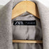 ザラ ZARA ソフト オーバーサイズ チェスターコート レディース import:M