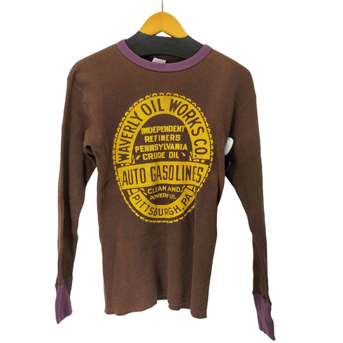 BOOTLEGGERS フロントプリント L/S サーマルカットソー メンズ import:M