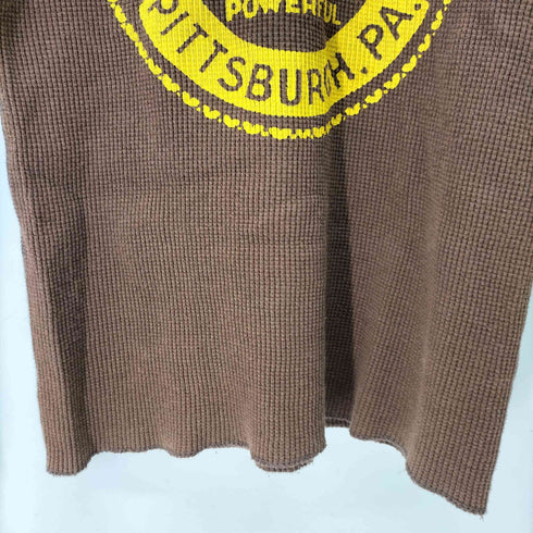 BOOTLEGGERS フロントプリント L/S サーマルカットソー メンズ import:M