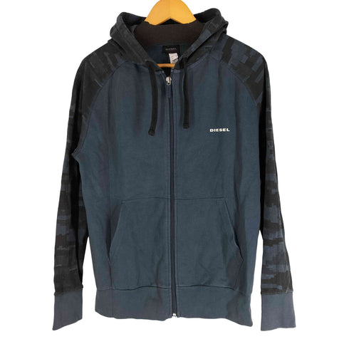 ディーゼル DIESEL カモフラジップアップパーカー メンズ import:L