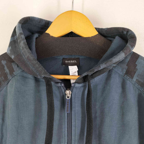 ディーゼル DIESEL カモフラジップアップパーカー メンズ import:L