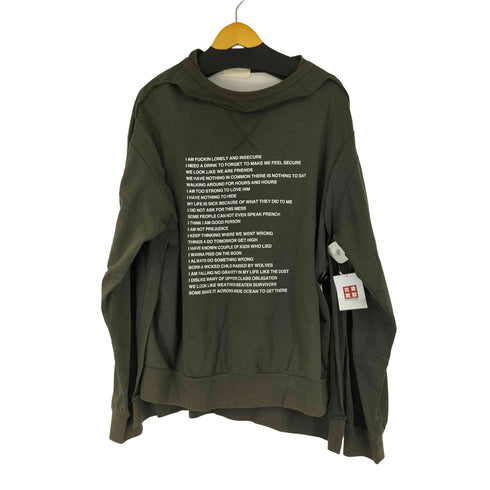 ネオンサイン NEON SIGN TRIPLE MIX SWEAT POEM & SICK CHL メンズ 46