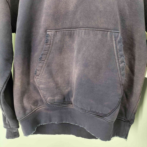 Mooji Mooji US Oversize Crop Hoodie Aged Black メンズ import:S