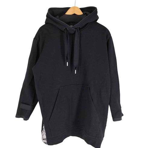 アディダス adidas サイドパイソン柄プルオーバーフーディー レディース import:M