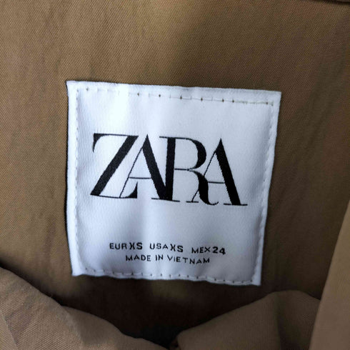 ザラ ZARA ドロストミリタリーコート レディース import:XS
