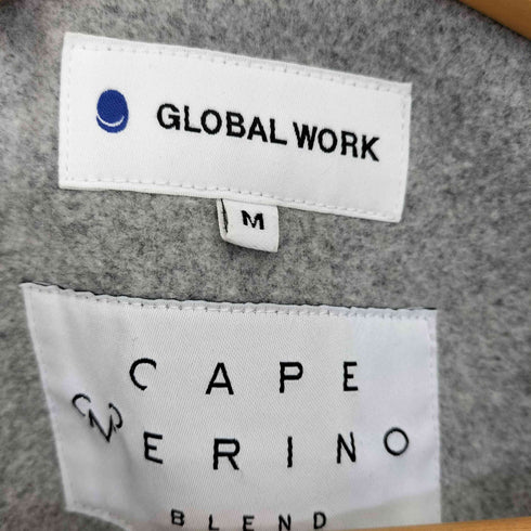グローバルワーク GLOBAL WORK ケープメリノノーカラーコート レディース JPN:M