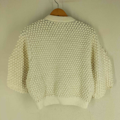 クラネ CLANE 23ss 3D DOT HALF SLEEVE KNIT CARDIGAN ハーフスリーブ ニット カーディガン レディース JPN:2