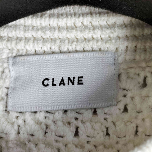 クラネ CLANE 23ss 3D DOT HALF SLEEVE KNIT CARDIGAN ハーフスリーブ ニット カーディガン レディース JPN:2