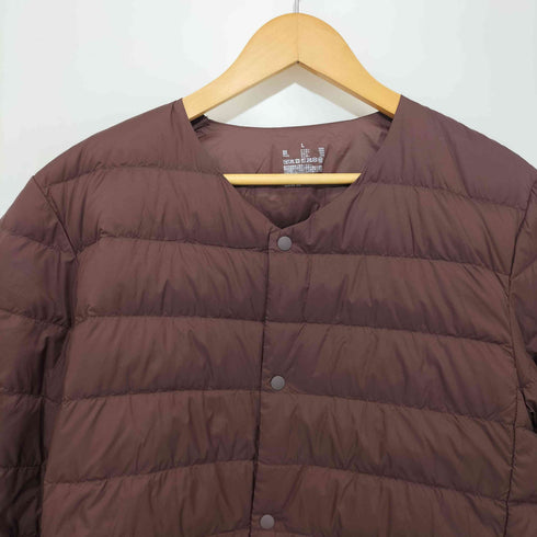 ムジルシリョウヒン 無印良品 23AW 軽量ダウンノーカラージャケット(帯電防止裏地) メンズ JPN:L